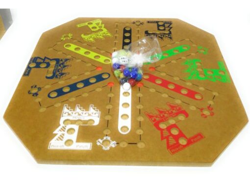 Tablero Doble Cara No te Enojes - Diversión Garantizada para 6 y 8 Jugadores - Imagen 3