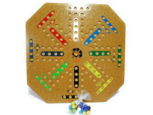 Tablero Doble Cara No te Enojes - Diversión Garantizada para 6 y 8 Jugadores - Imagen 4