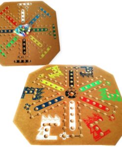 Tablero Doble Cara No te Enojes - Diversión Garantizada para 6 y 8 Jugadores