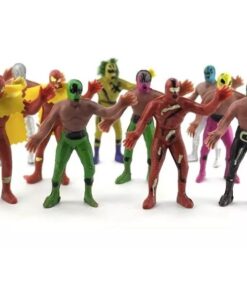 Figuras de Luchadores Mexicanos Artesanales: