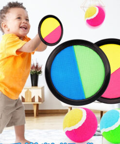 Cacha Pelotas Velcro Wiwi – Juego con raquetas y pelota tipo tenis para niños y adultos