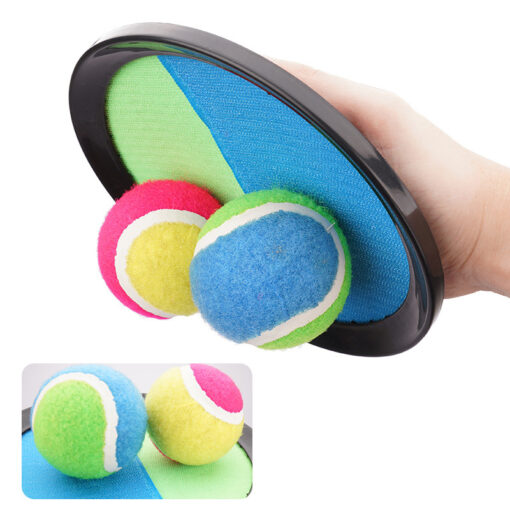 Cacha Pelotas Pro Wiwi – Set de Velcro con 2 Raquetas + 1 Pelota - Imagen 5