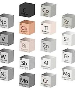 Metal Element Cube  High Purity, Periodic Table Of Elements Collection For Element Collections Hobbies, Pure Tungsten Cube, Iron, Aluminum, Bismuth,