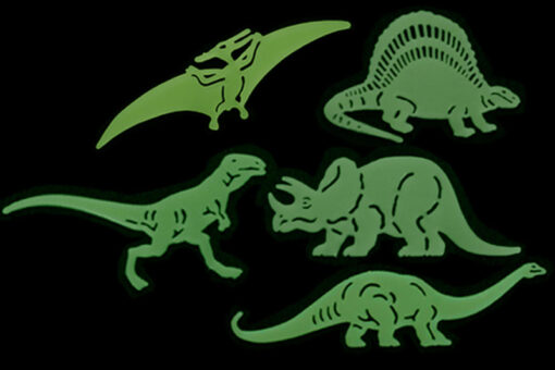 Dinosaurios Glow in the dark 8 piezas - ilumina el jurásico de tu espacio - Imagen 3